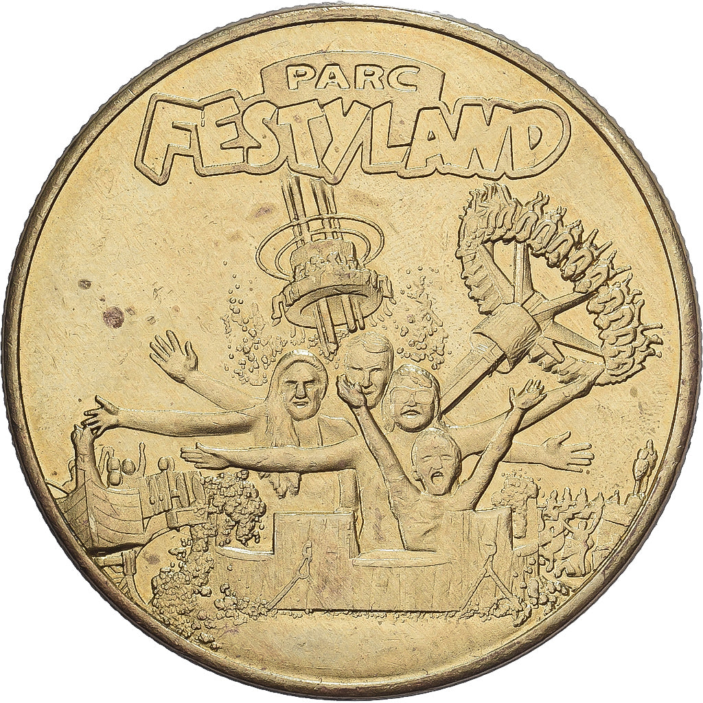Frankrijk, Token, Bretteville-sur-Odon -  Festyland Parc, Copper-nickel