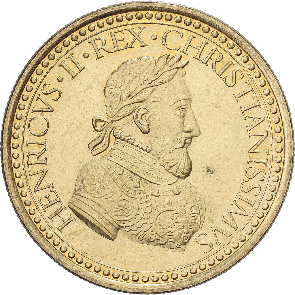 Francia, ficha, Henri II, 2011, Rame-nichel-alluminio, Médailles et Patrimoine