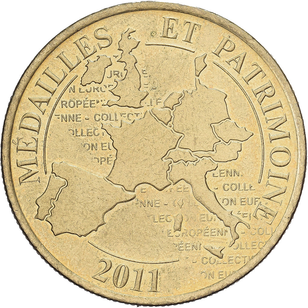 Francia, ficha, Henri II, 2011, Rame-nichel-alluminio, Médailles et Patrimoine