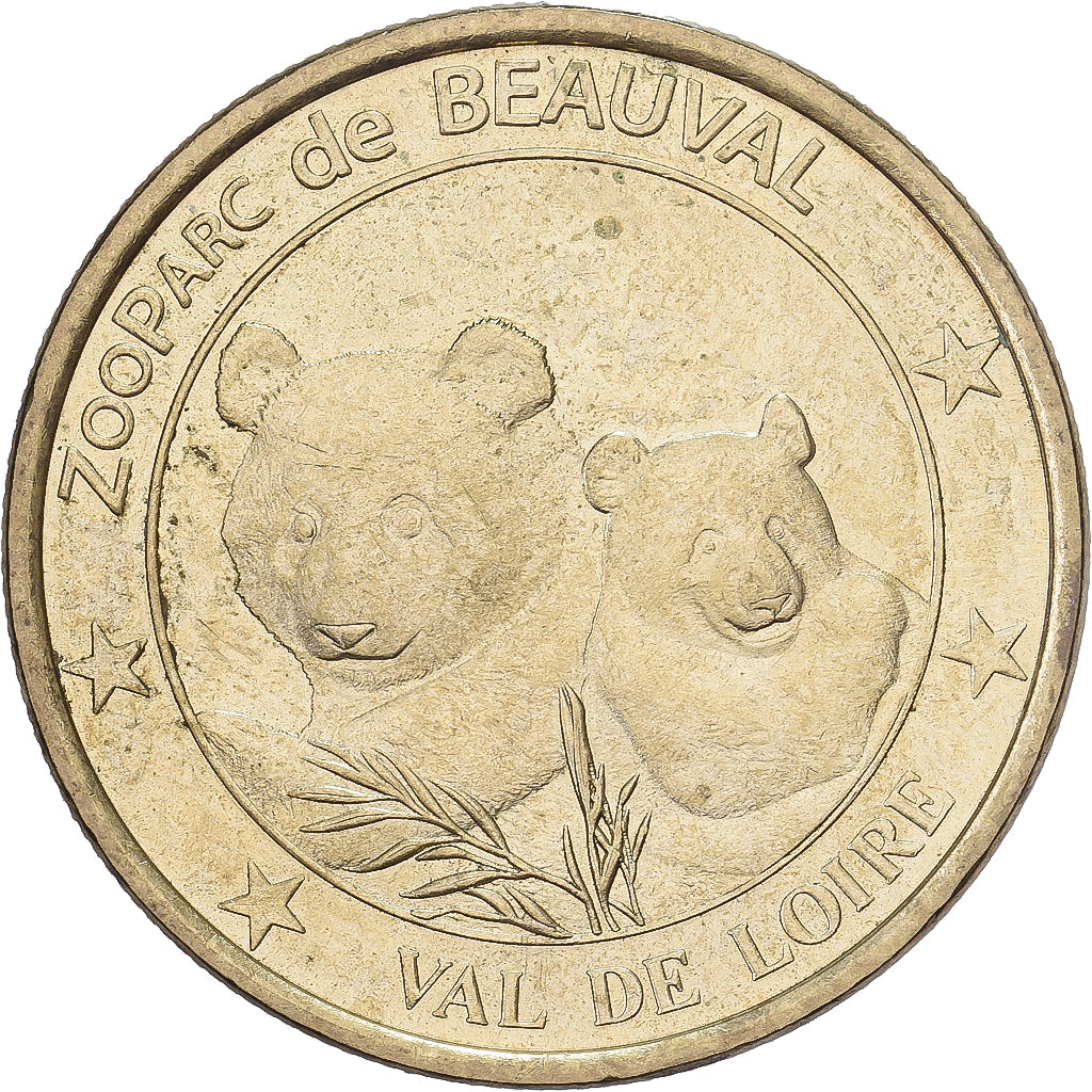 France, Token, Beauval - Zoo - Pandas, Copper-nickel Aluminium, Médailles et