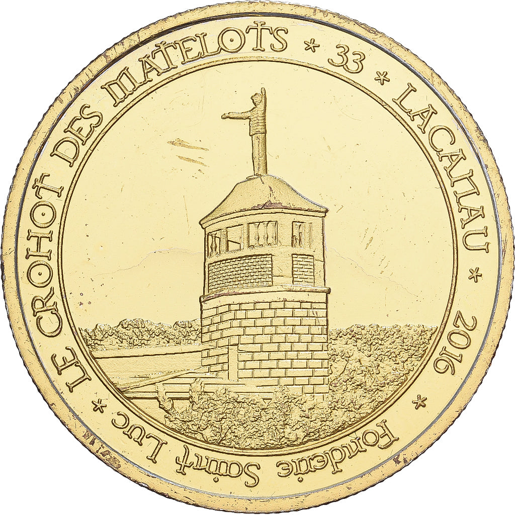 France, Jeton, Fonderie Saint Luc, Lacanau, 2016, Cupro-nickel Aluminium, SUP