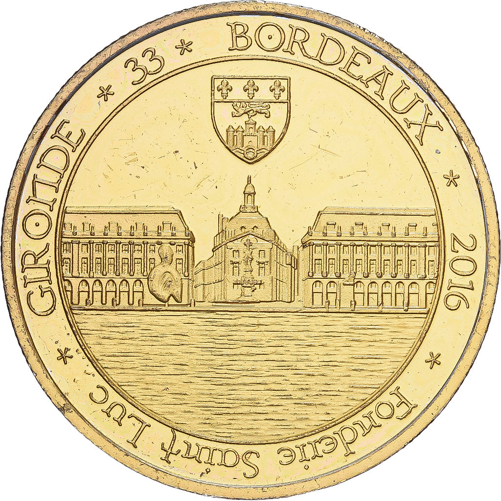France, Jeton, Fonderie Saint Luc, Bordeaux, 2016, Cupro-nickel Aluminium, SUP