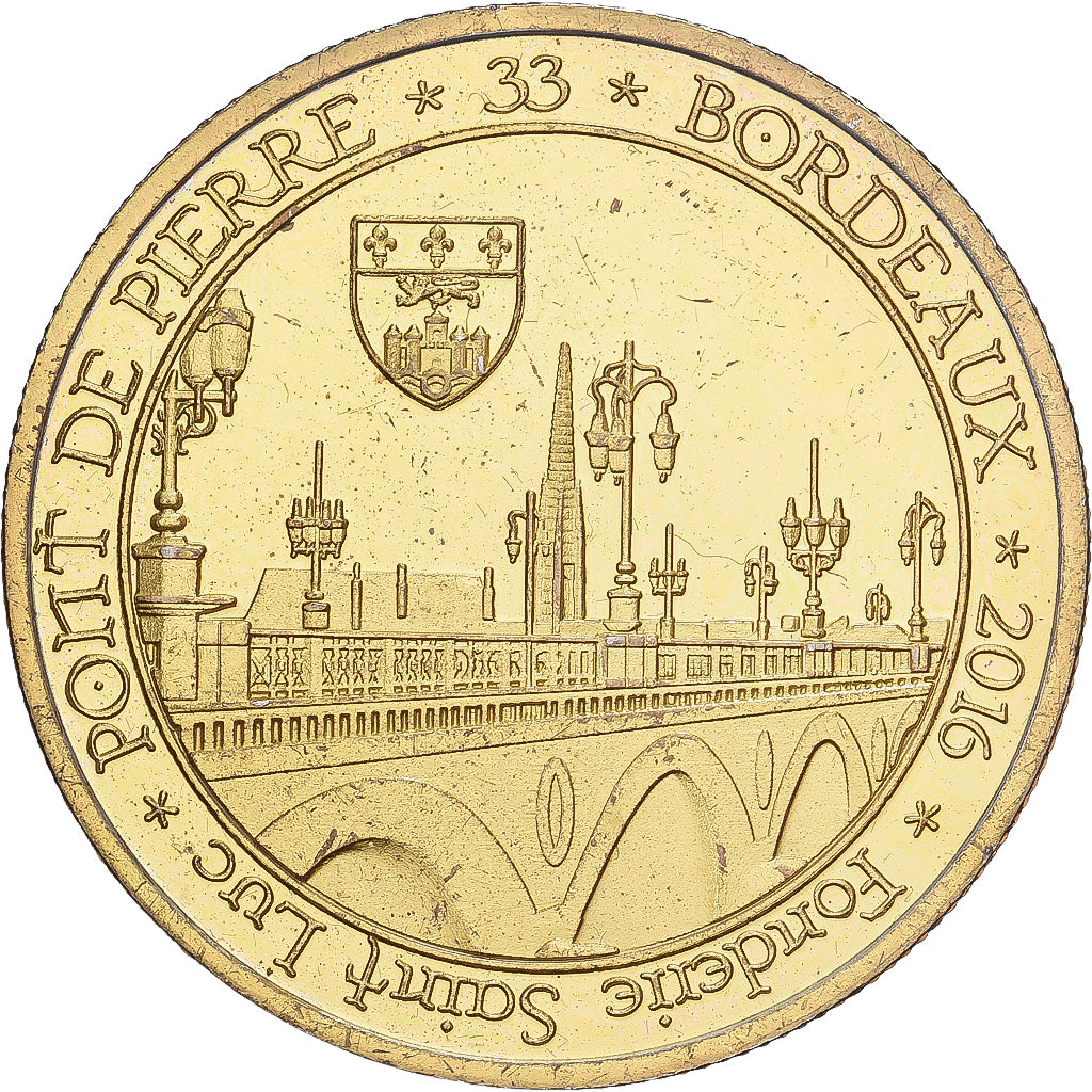 France, Jeton, Fonderie Saint Luc, Bordeaux, 2016, Cupro-nickel Aluminium, SUP