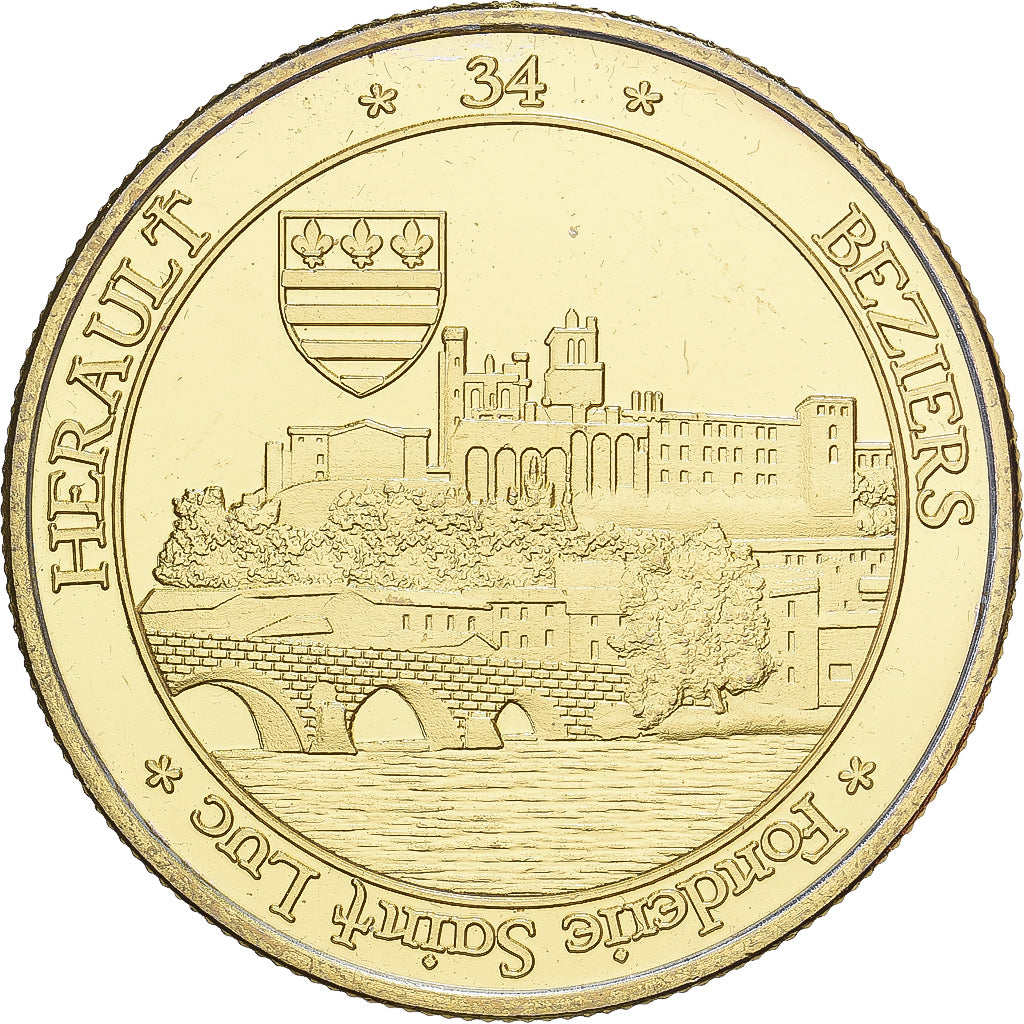 France, Jeton, Fonderie Saint Luc, Béziers, Cupro-nickel Aluminium, SUP