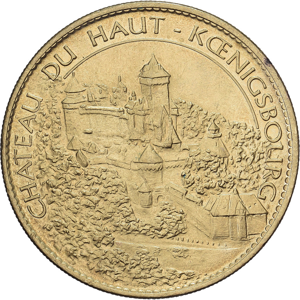 France, Jeton, Château du Haut-Koenigsbourg, Cupro-nickel Aluminium, SUP