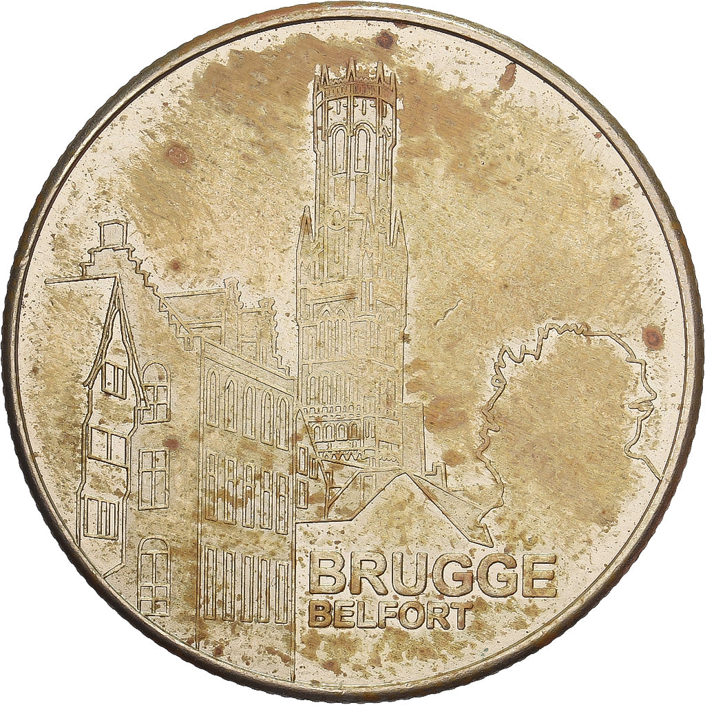 Belgio, ficha, Brugge Belfort, Rame-nichel, Belgian Heritage, BB
