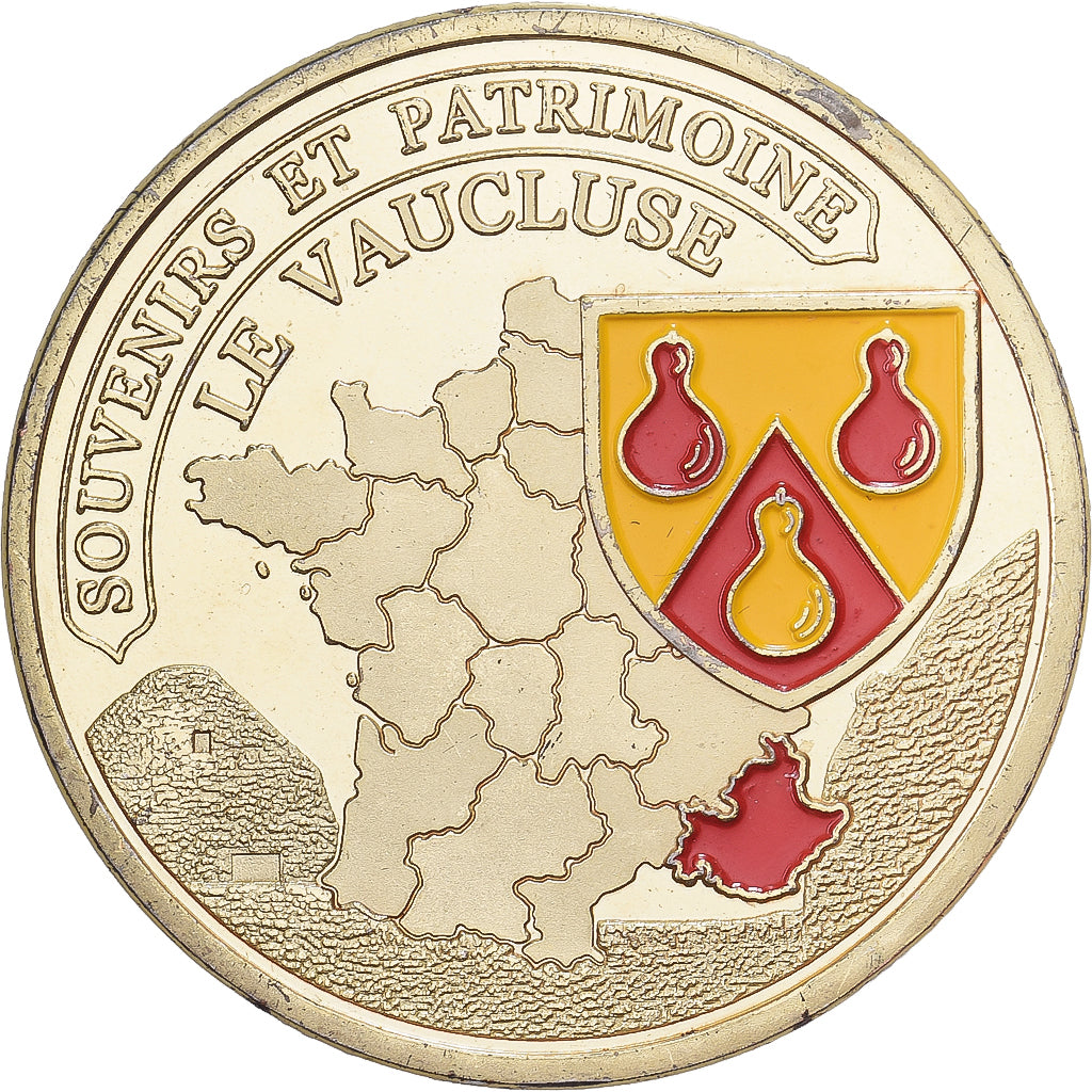 Frankrijk, Token, Le Vaucluse - Gordes, Copper-nickel Aluminium, Souvenirs et