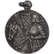 Frankrijk, Medaille, Jeanne d'Arc, Zilver, Poncet, ZF+