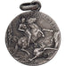 Frankrijk, Medaille, Saint Georges Terrassant le Dragon, Zilver, Penin, ZF+