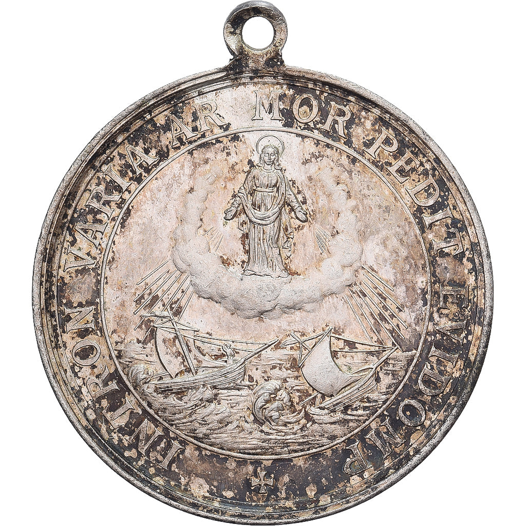 Francia, medaglia, Douarnenez, Finistère, Bronzo argentato, BB+