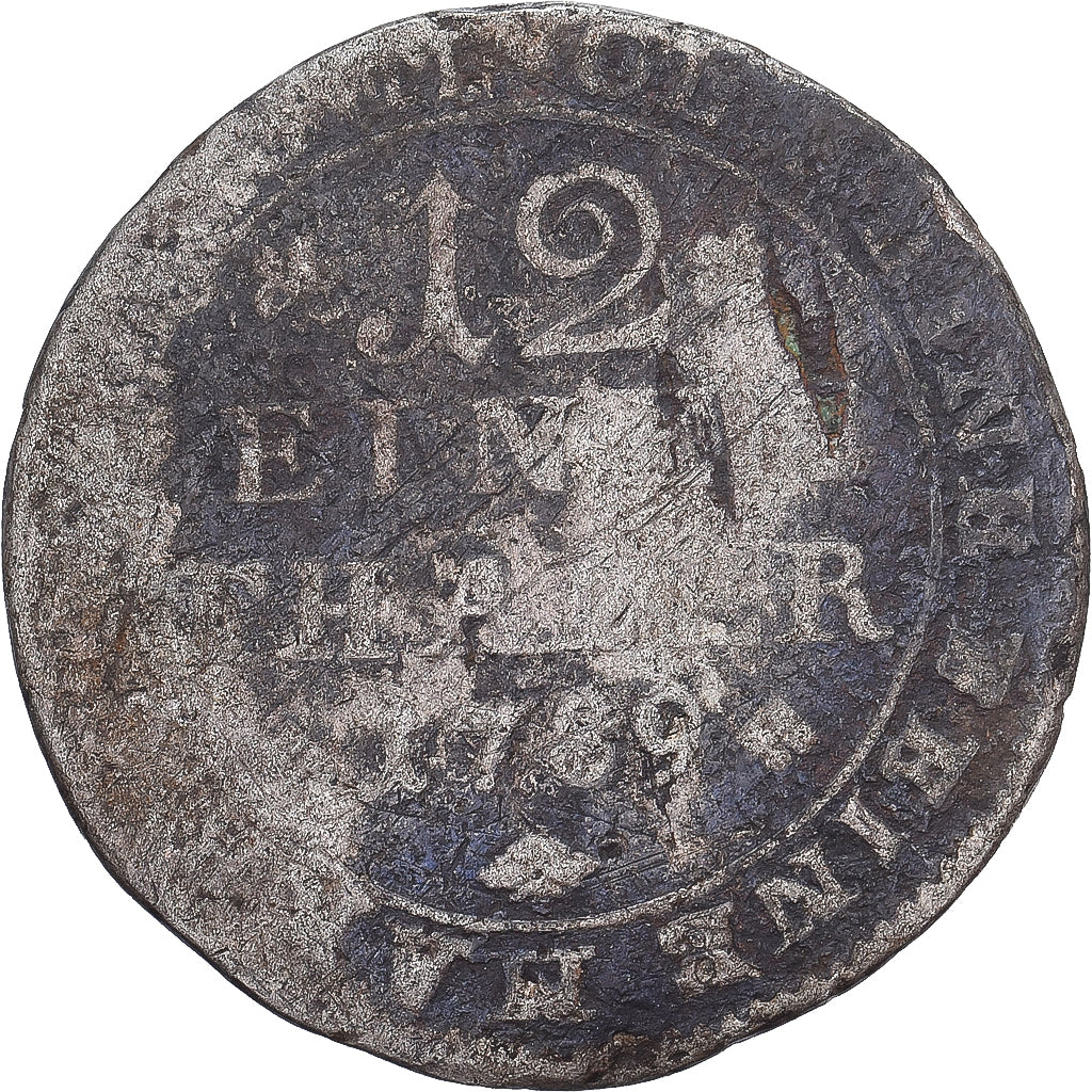 Stati tedeschi, BRUNSWICK-WOLFENBUTTEL, Karl Wilhelm Ferdinand, 1/12 Thaler, 2