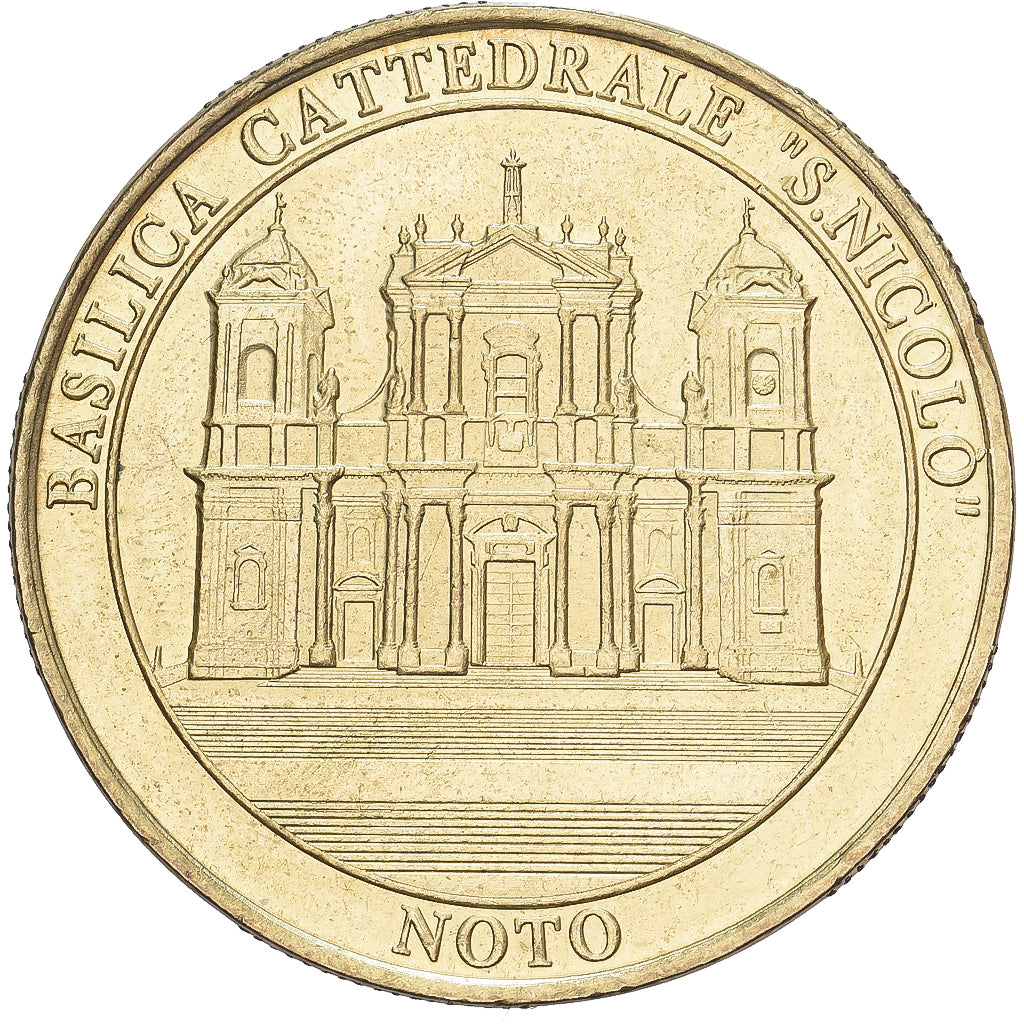Italië, Token, Cathédrale de Noto, Copper-nickel Aluminium, ZF+