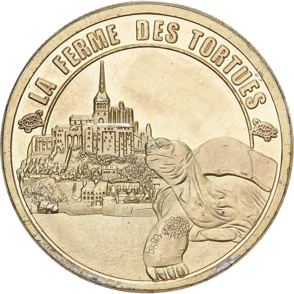 Francia, medalla, Aligator Bay - La ferme aux tortues, Aluminio y cuproníquel