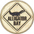 Francja, medal, Aligator Bay - La ferme aux tortues, Miedzionikiel Aluminium