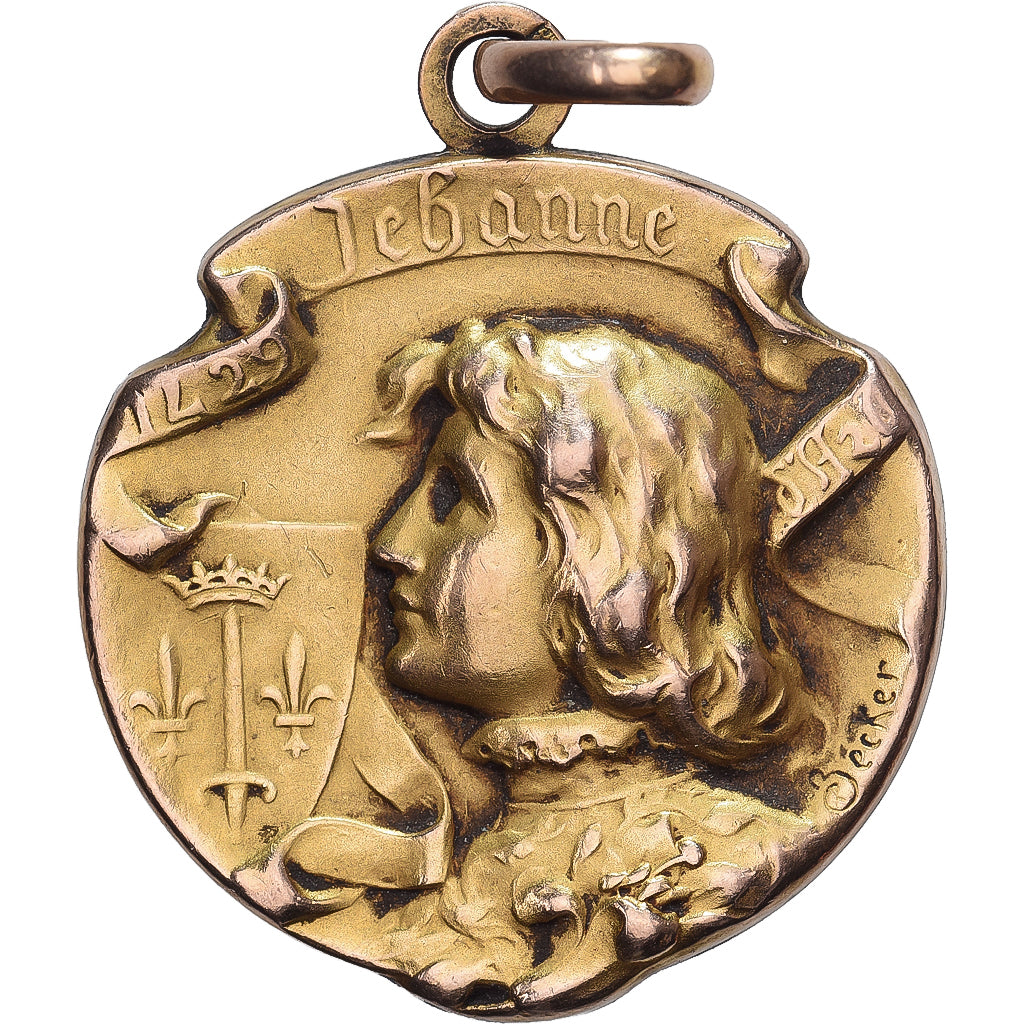 France, Medal, Jeanne d'Arc, FIX, Becker, EF(40-45)