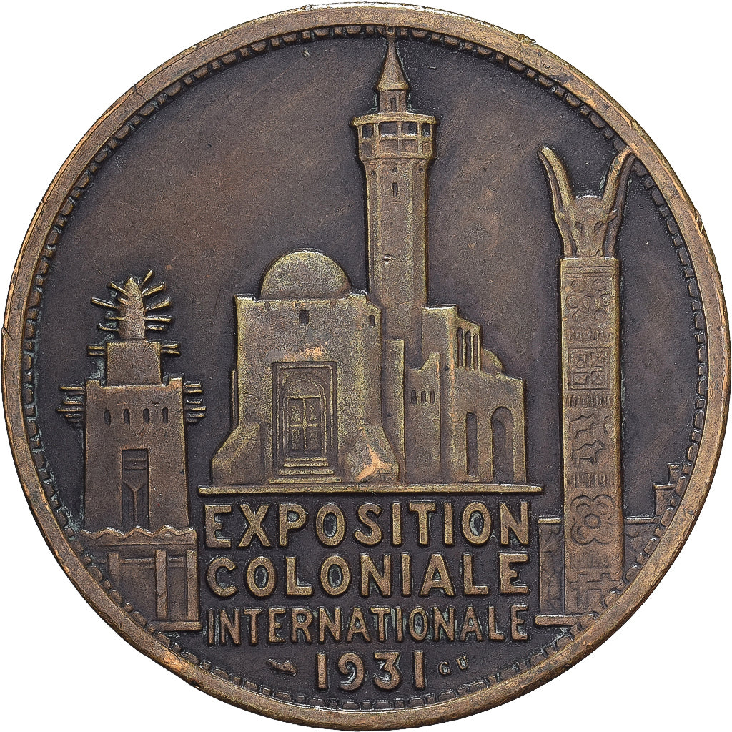 France, Medal, Exposition Coloniale Internationale, Paris, Afrique, 1931
