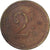 Francja, 2 Francs, Mosiądz, EF(40-45)