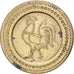 Francja, 20 Centimes, Mosiądz, Coq, AU(50-53)