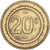 Francja, 20 Centimes, Mosiądz, Moulin, AU(50-53)