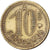 Francja, 10 Centimes, Mosiądz, EA, AU(50-53)