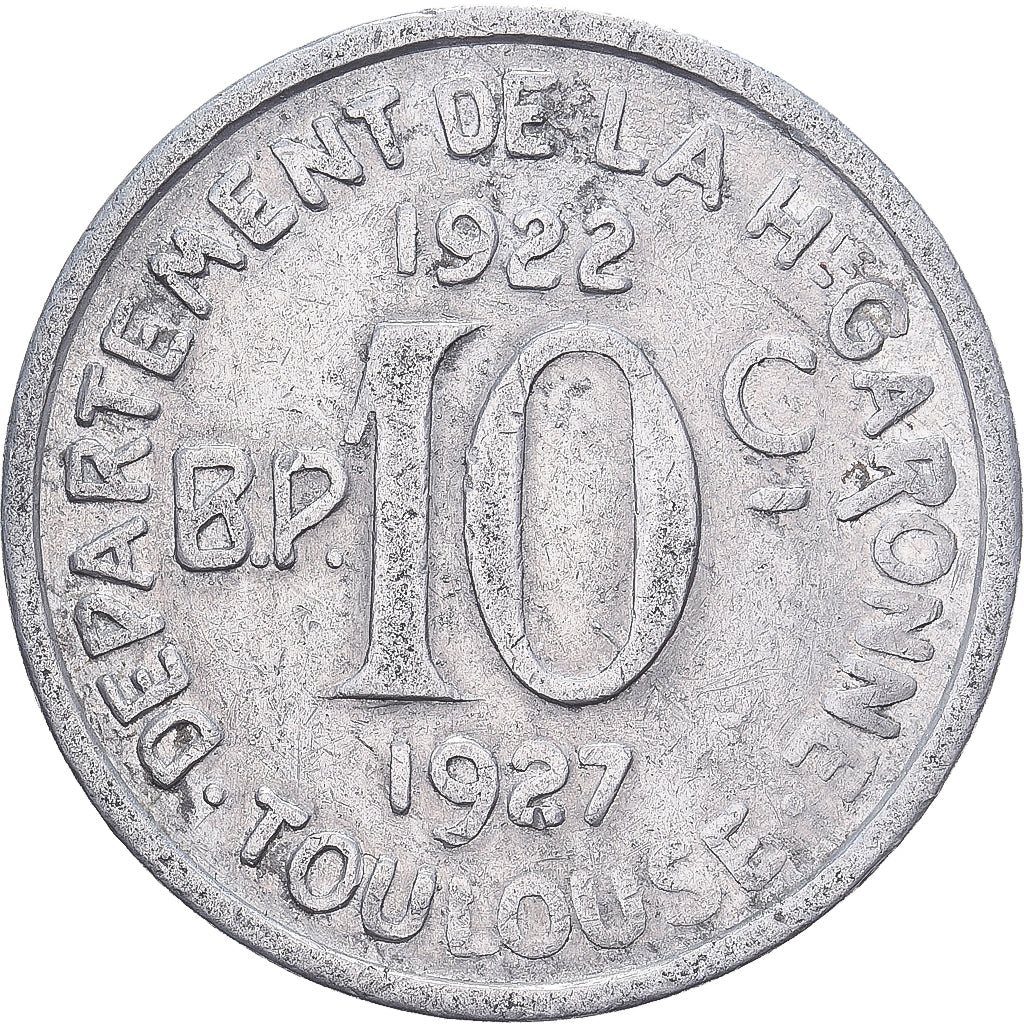 Frankrijk, Token, Union Latine, Comité du Sud-Ouest, 10 Centimes, Toulouse