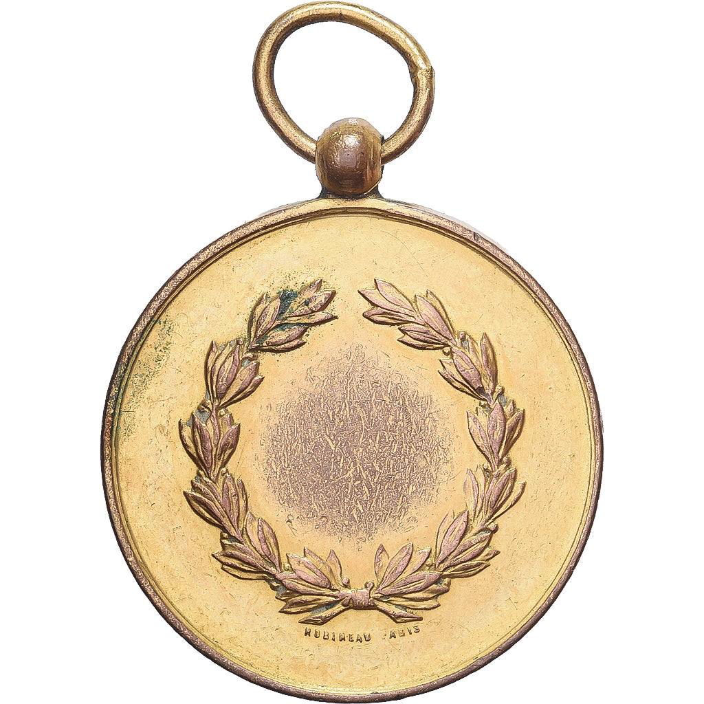 Francia, medaglia, Marianne, République Française, Rame dorato, Robineau, BB+