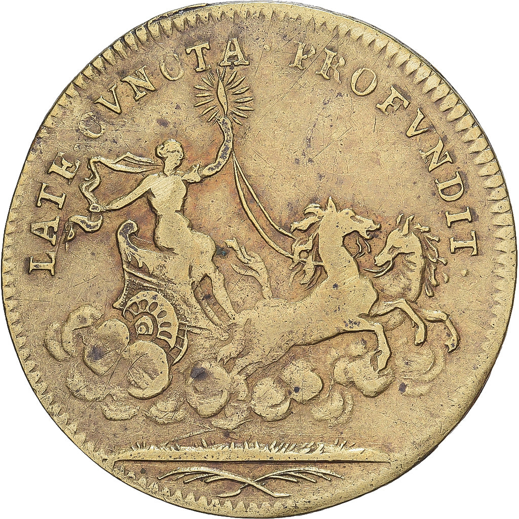 France, Token, Louis XIV Le Grand, Brass, VF(20-25)