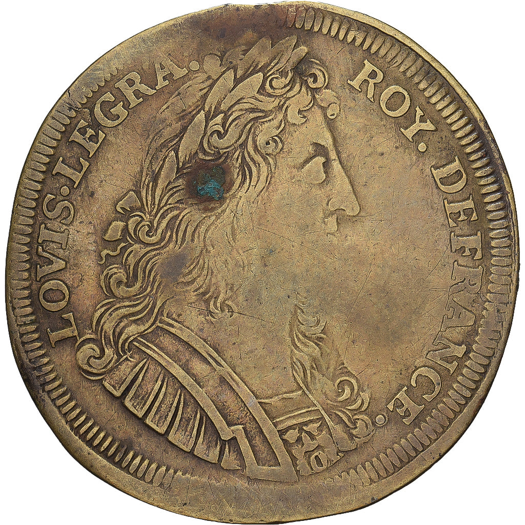 Francia, ficha, Louis XIV, Chambre du Trésor Royal, Ottone, MB, Feuardent:1909