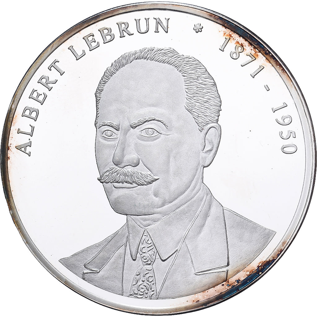 Frankrijk, Medaille, Les Présidents de la République, Albert Lebrun, Silver