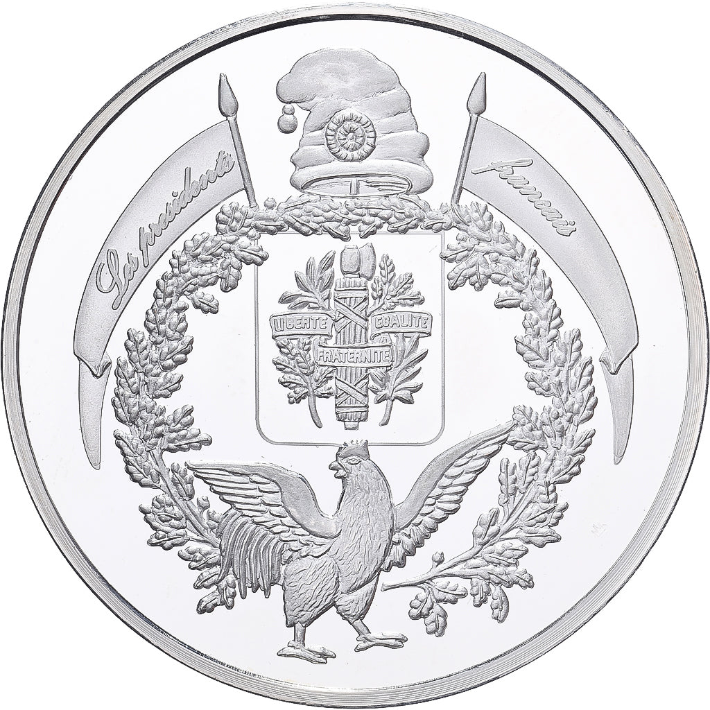 Frankrijk, Medaille, Les Présidents de la République, Albert Lebrun, Silver