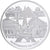 Francja, medal, Monuments de Paris, L'Opéra Garnier, Srebro platerowane