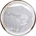 Francja, medal, Monuments de Paris, La Madeleine, Srebro platerowane miedzią