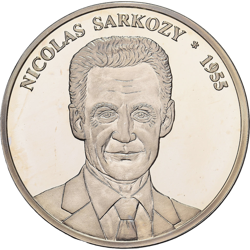 Francia, medaglia, Les Présidents de la République, Nicolas Sarkozy, Rame