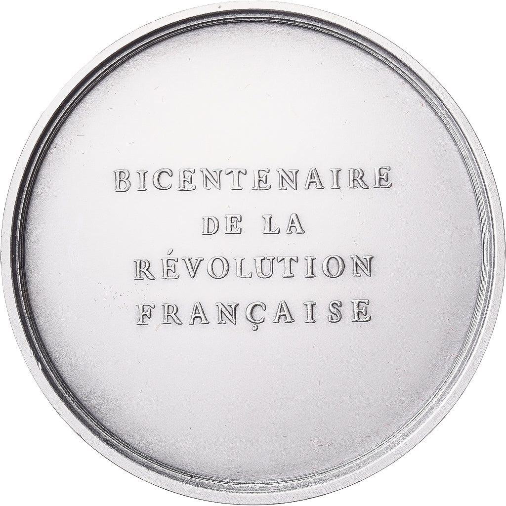 Francia, medaglia, Révolution Française, Serment du Jeu de Paume, 1989, Bronzo