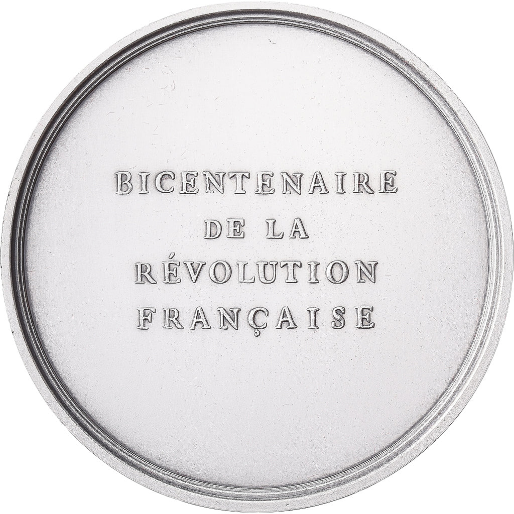 Francia, medaglia, Révolution Française, Abolition des Privilèges, 1989