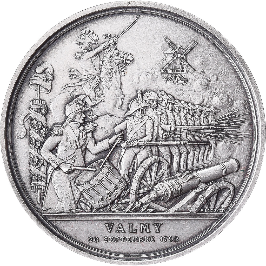 Francia, medaglia, Révolution Française, Bataille de Valmy, 1989, Bronzo