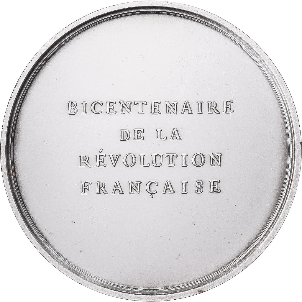 Francja, medal, Révolution Française, Les Armées de la Liberté, 1989, Brąz