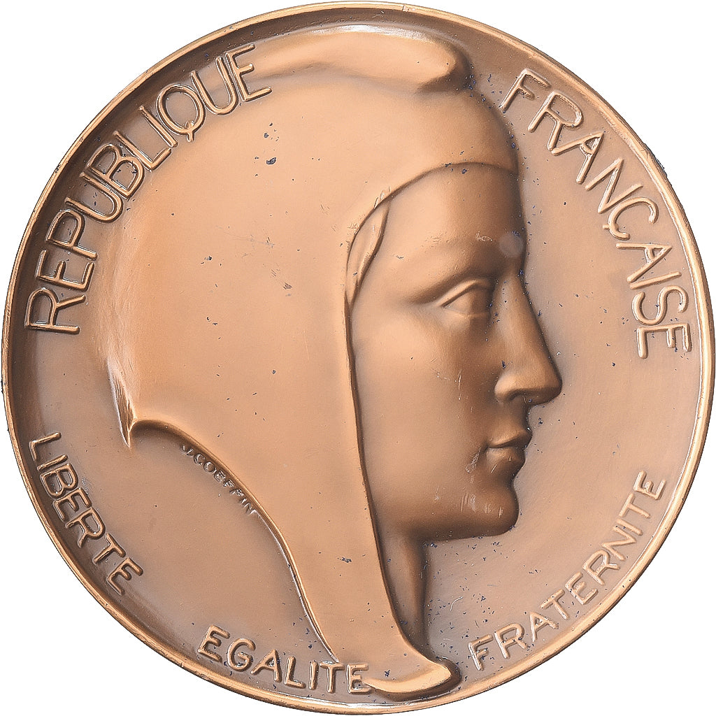 Frankrijk, Medaille, Ville de Wahagnies, 1979, Bronzen, Coeffin, PR