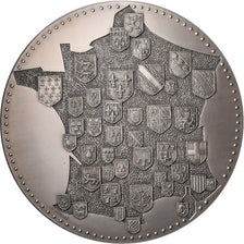 France, Medal, Terroirs Divers, 1981, Silver, Réthoré, Attibuée à Pierre