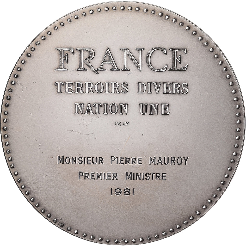 Francja, medal, Terroirs Divers, 1981, Srebro, Réthoré, Attibuée à Pierre