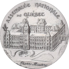 France, Medal, Assemblée nationale du Québec, 1975, Silver, Santucci