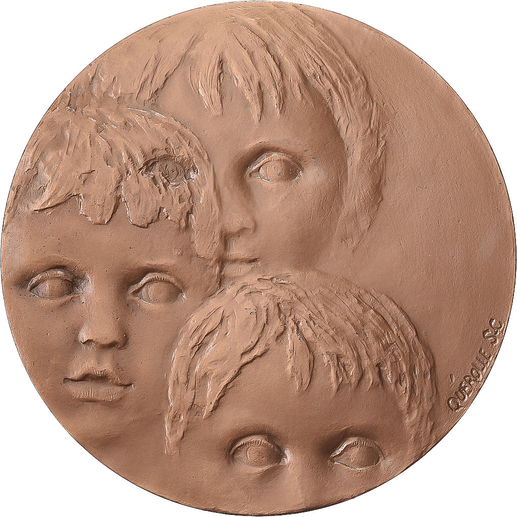 Frankrijk, Medaille, Villages d'enfants de France 1956-1976, 1976, Bronzen