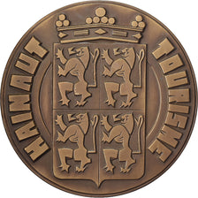 Frankreich, Medaille, Hainaut Tourisme, Bronze, Stievenart, VZ