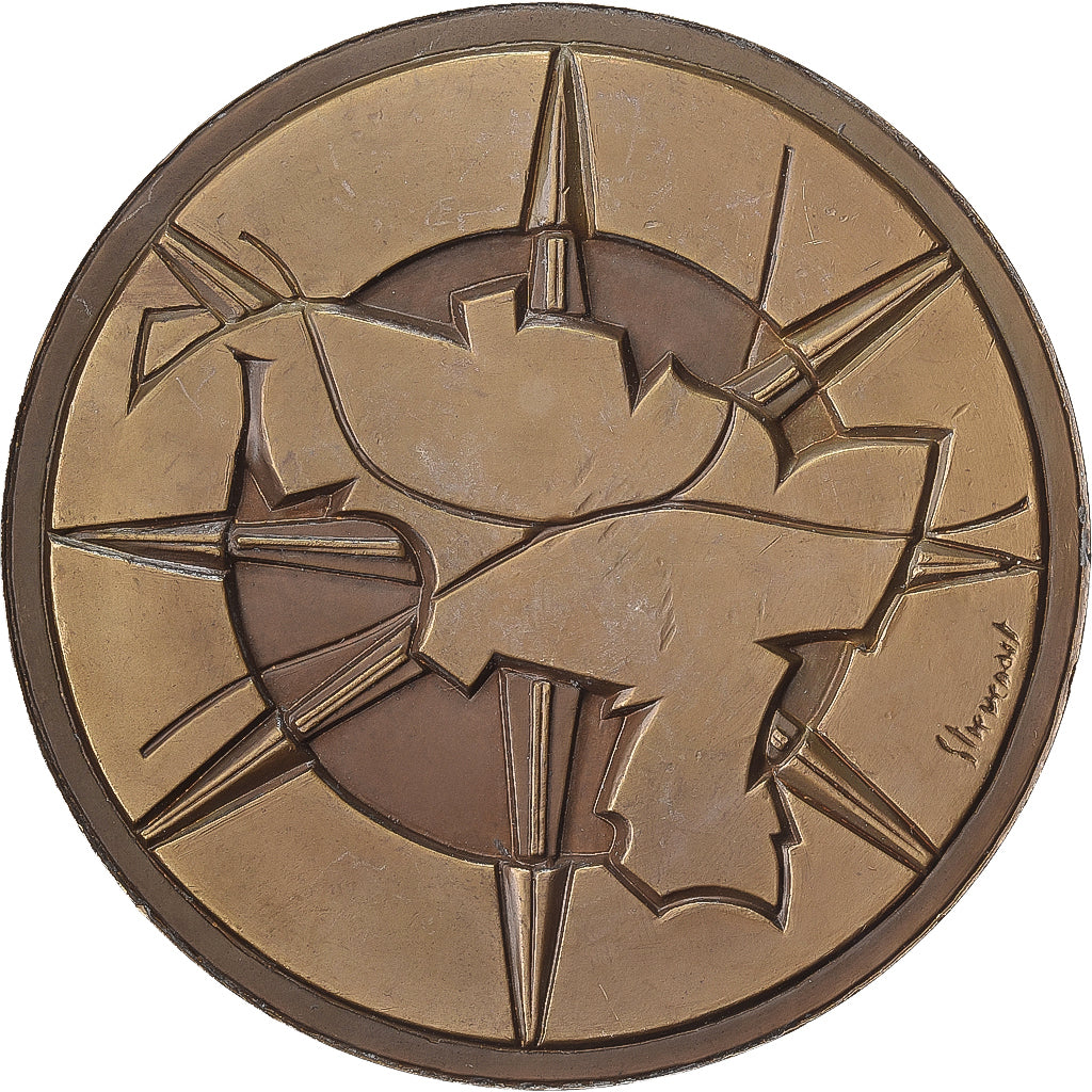 Frankrijk, Medaille, Hainaut Tourisme, Bronzen, Stievenart, PR