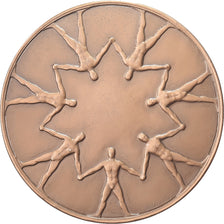 Frankrijk, Medaille, Carrefour de l'Amitié, 1969, Bronzen, Mérelle, Pierre