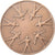 France, Medal, Carrefour de l'Amitié, 1969, Bronze, Mérelle, Pierre Mauroy