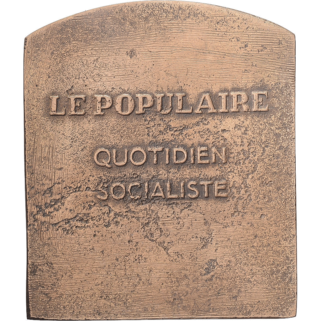 France, Medal, Le Populaire, Quotidien Socialiste, Bronze, EF(40-45)