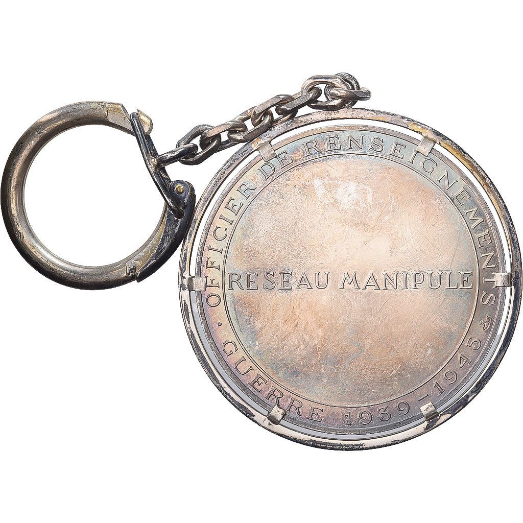 Francja, medal, Résistance, Réseau Manipule, Emile Rocourt, Renseignements