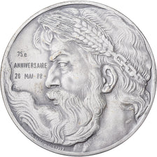 Belgium, Medal, Chambre de Commerce de Tournai, 1988, Silvered bronze