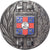 Francja, medal, Ville de Suresnes, 1972, Brąz posrebrzany, Attibuée à Pierre